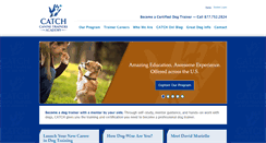 Desktop Screenshot of catchdogtrainers.com
